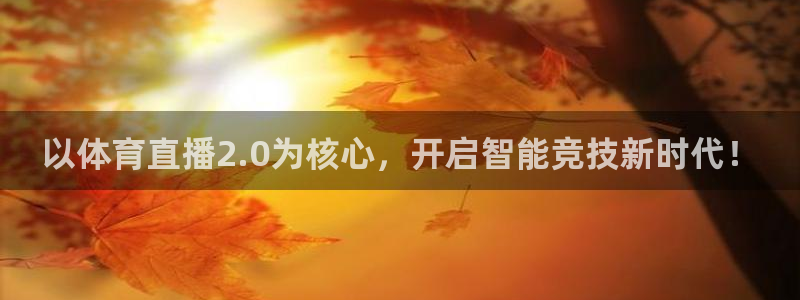 以体育直播2.0为核心，开启智能竞技新时代！